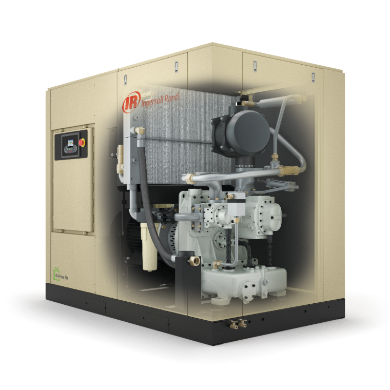 Oil-Free Rotary Screw Air Compressors 37-75 kW, Ingersoll Rand